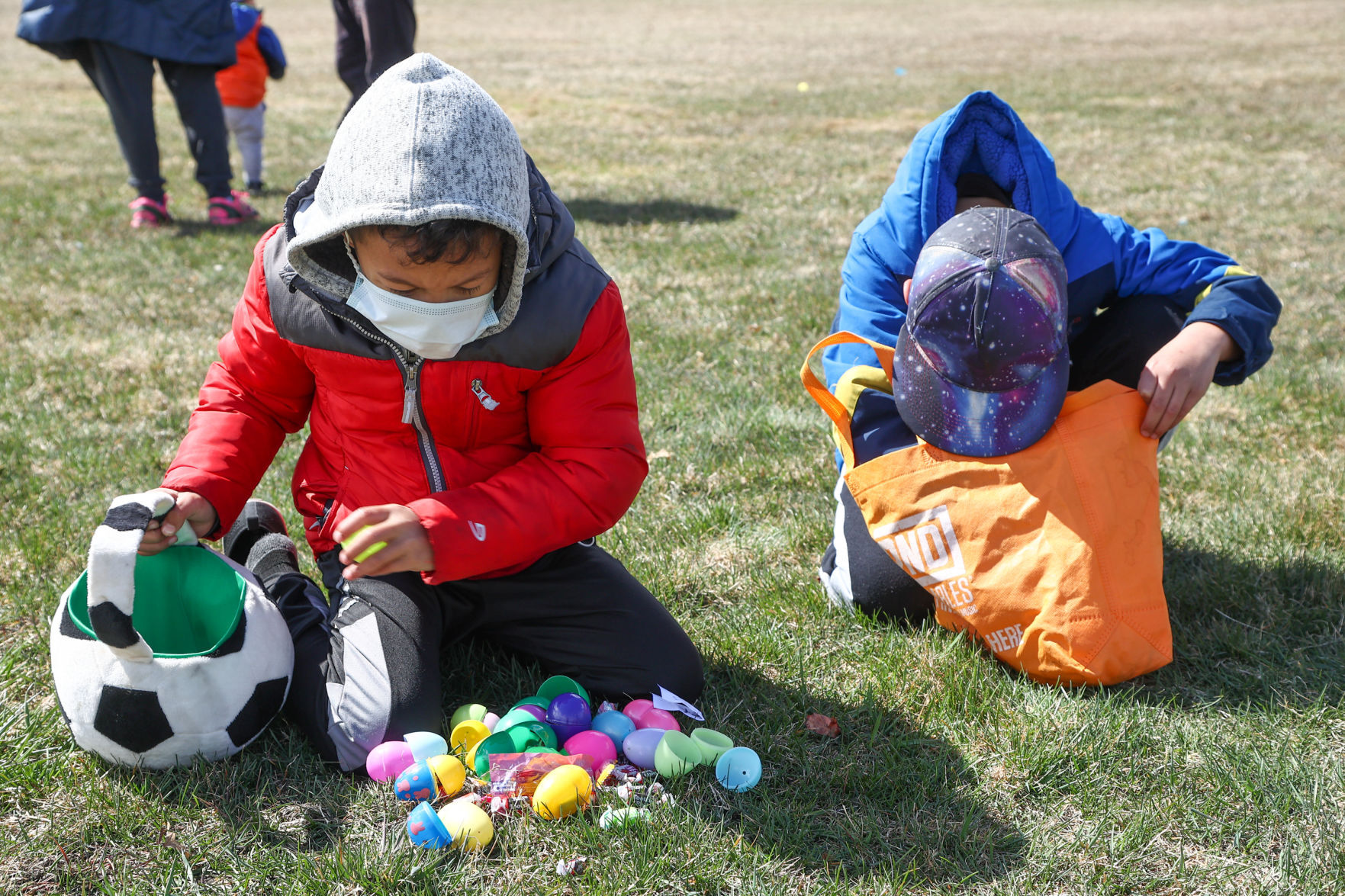 Veterans Motorcycle Riders Association Easter egg hunt